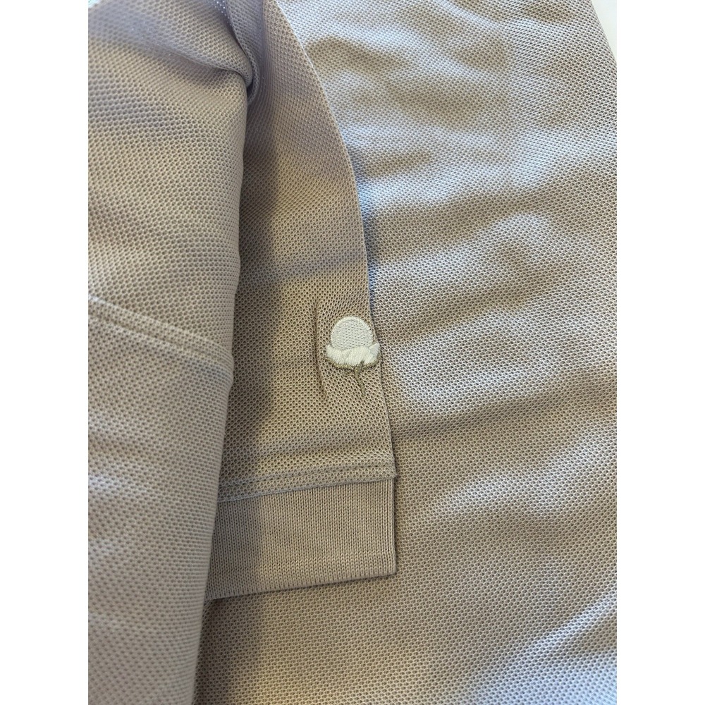 Pima for Golf Men's SS Golf Shirt Tan with embroidered golf ball Size XL CL20 - Picture 4 of 4